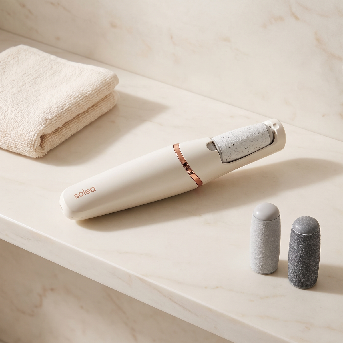 SOLEA Silk 3 Pro with fine and coarse rollers